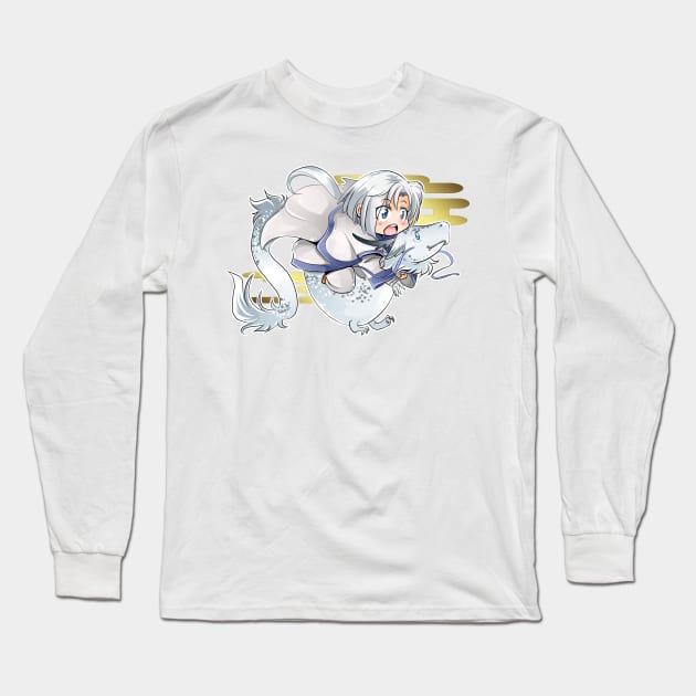 Hakuryuu Long Sleeve T-Shirt by Kamapon's Workshop